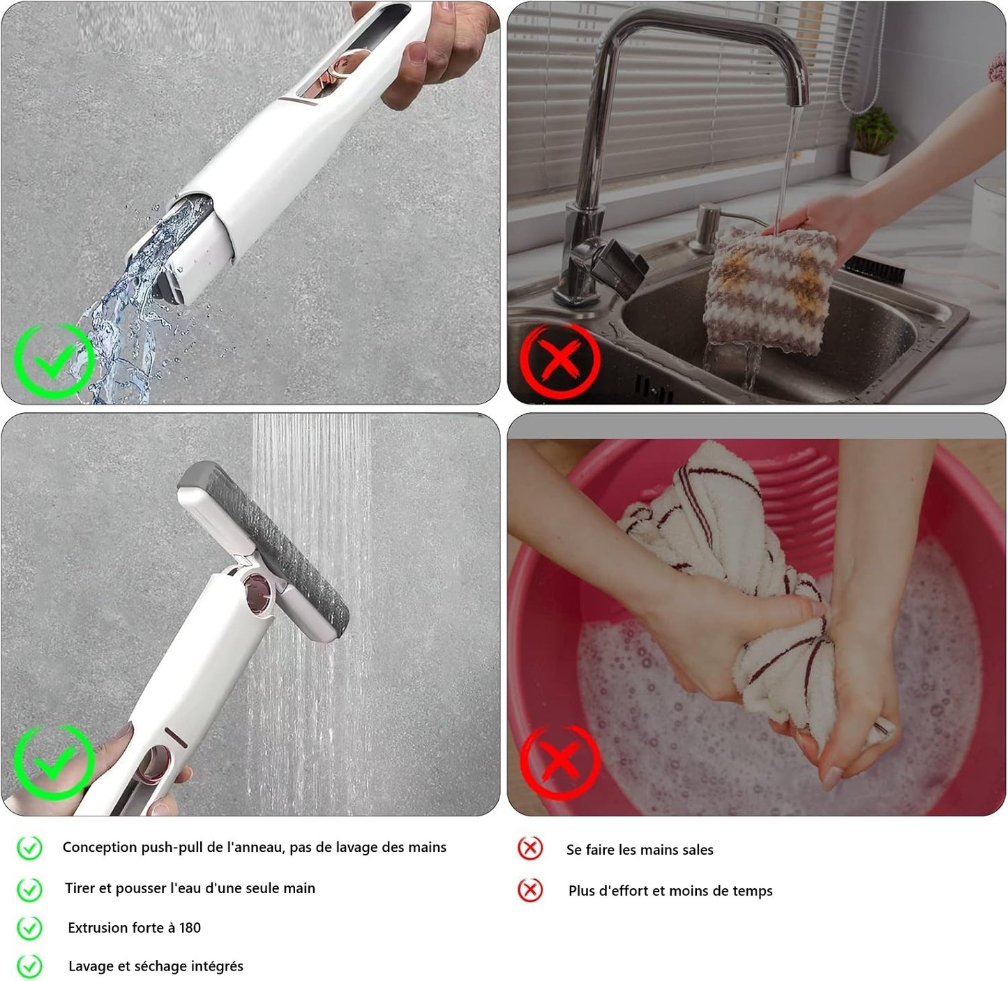 Squeegee - Le Mini Balai Éponge